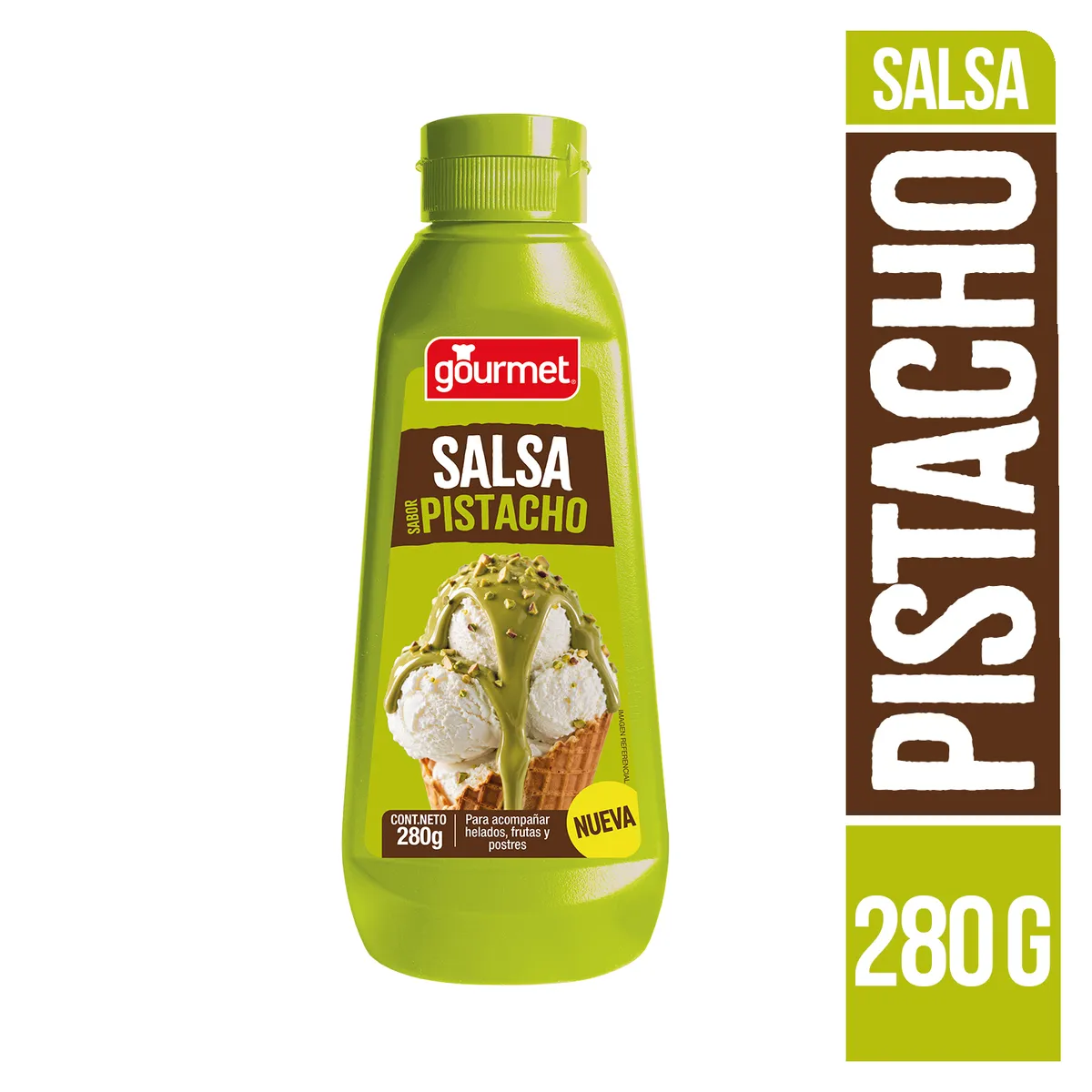 GOURMET - Salsa Dulce Sabor Pistacho Gourmet 280 gr