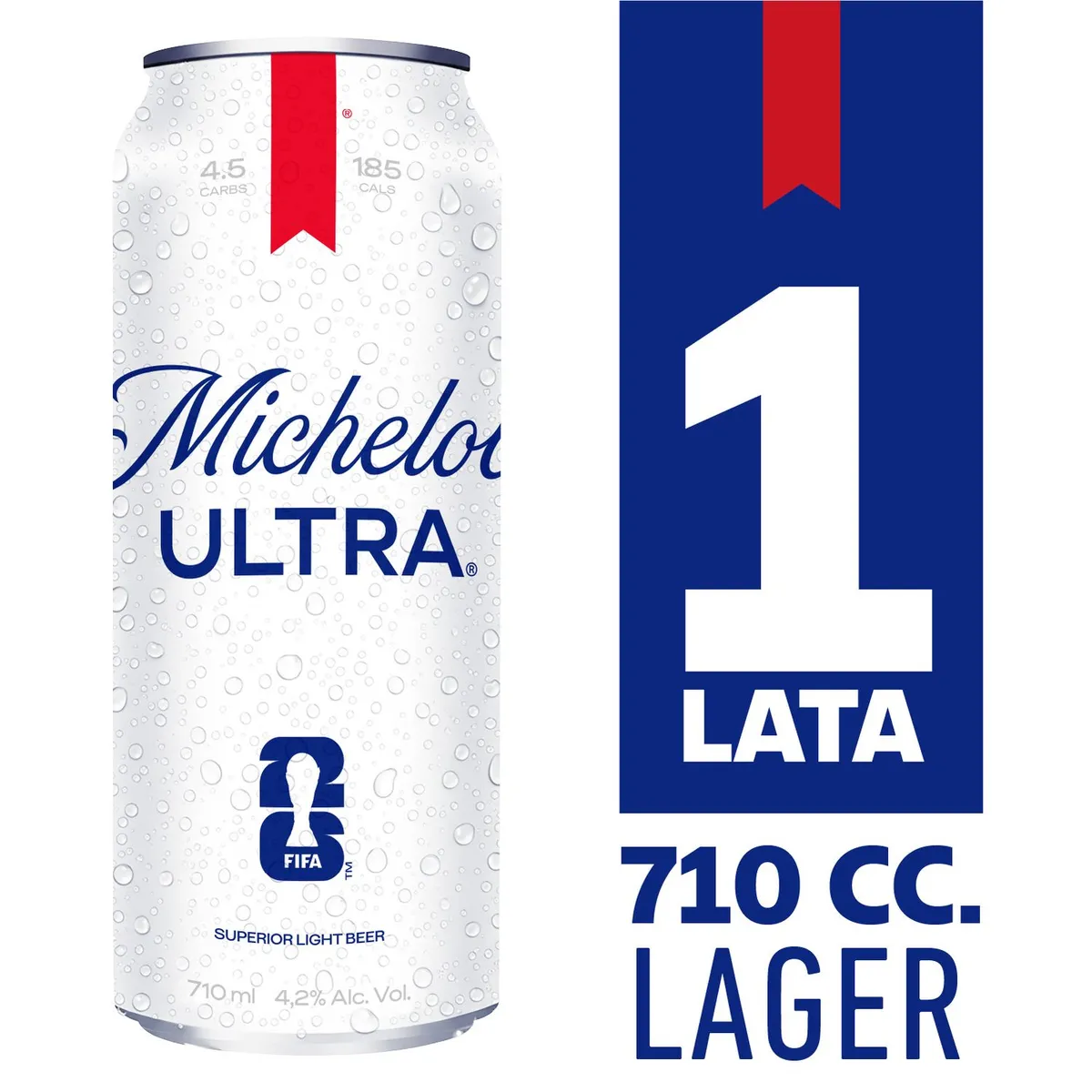 MICHELOB ULTRA - Cerveza Michelob Ultra Lager Lata 4.2° 710 ml