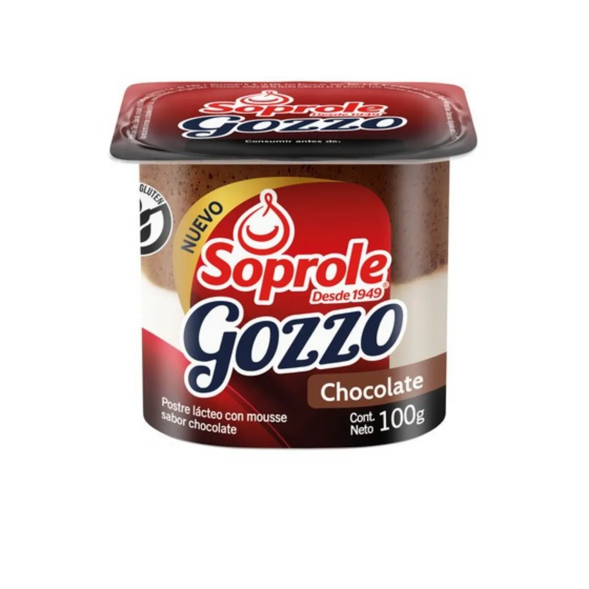 SOPROLE - Postre Sabor Chocolate Gozzo Soprole 100 gr