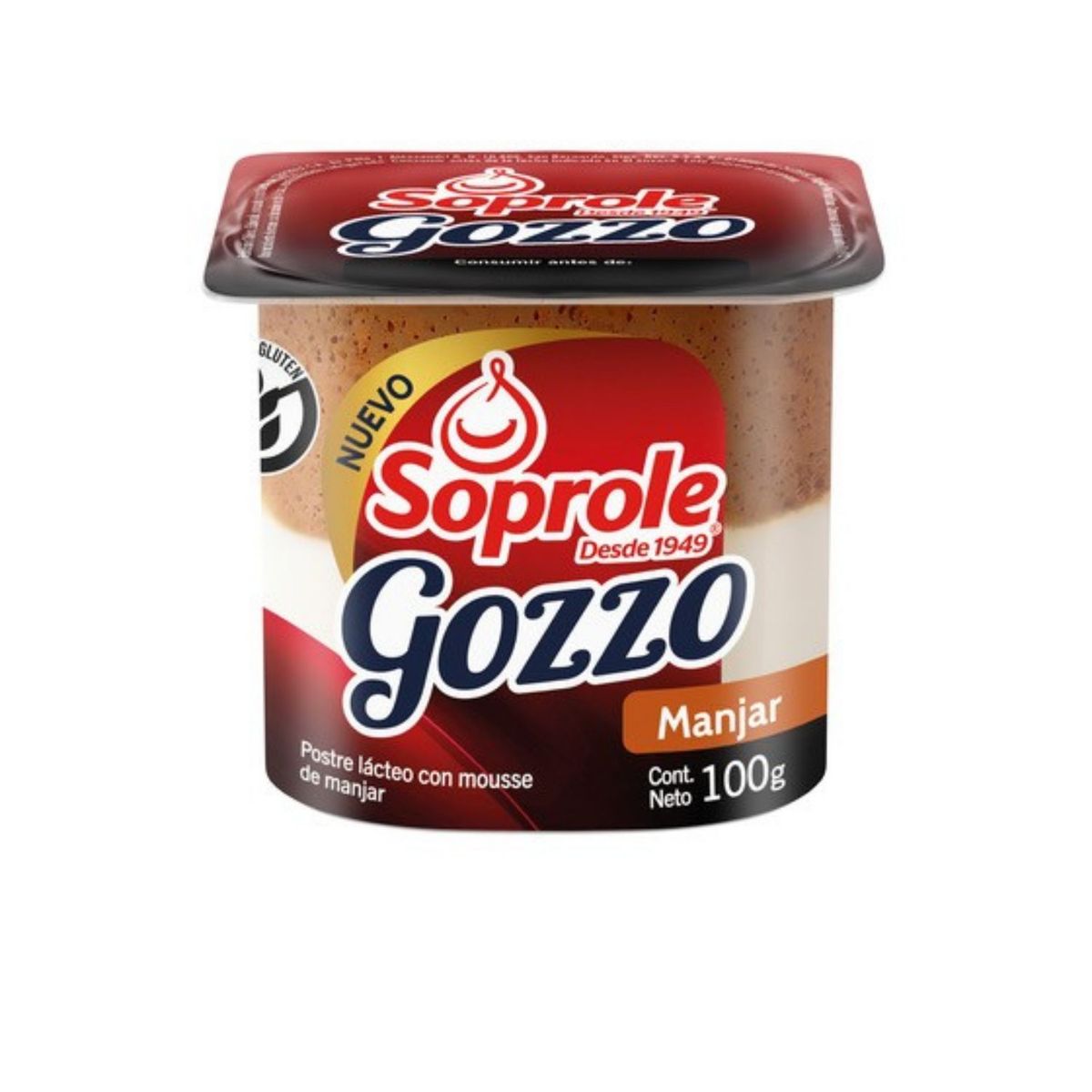 SOPROLE - Postre de Manjar Gozzo Soprole 100 gr
