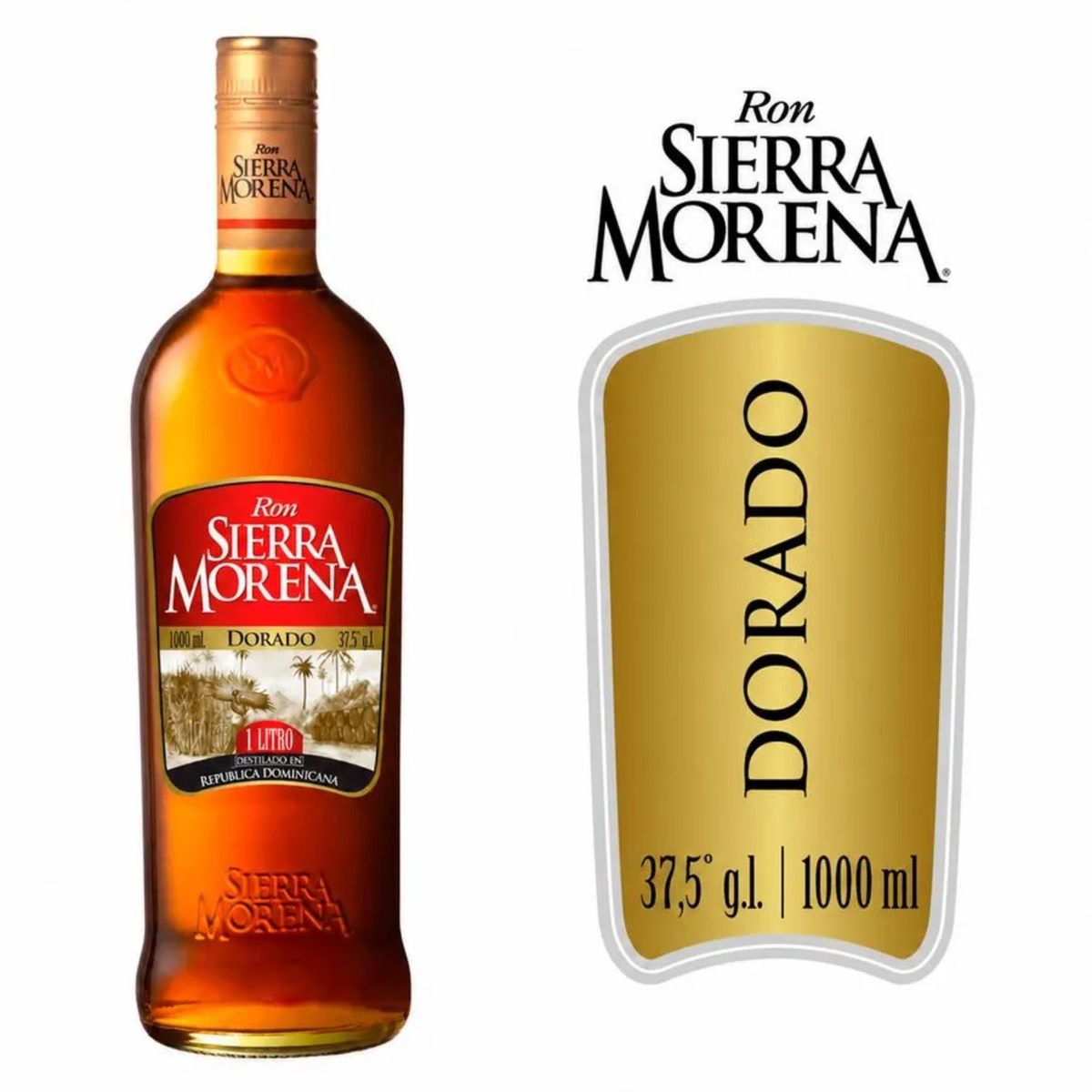 SIERRA MORENA - Ron Dorado Sierra Morena 37.5° 1 Lt
