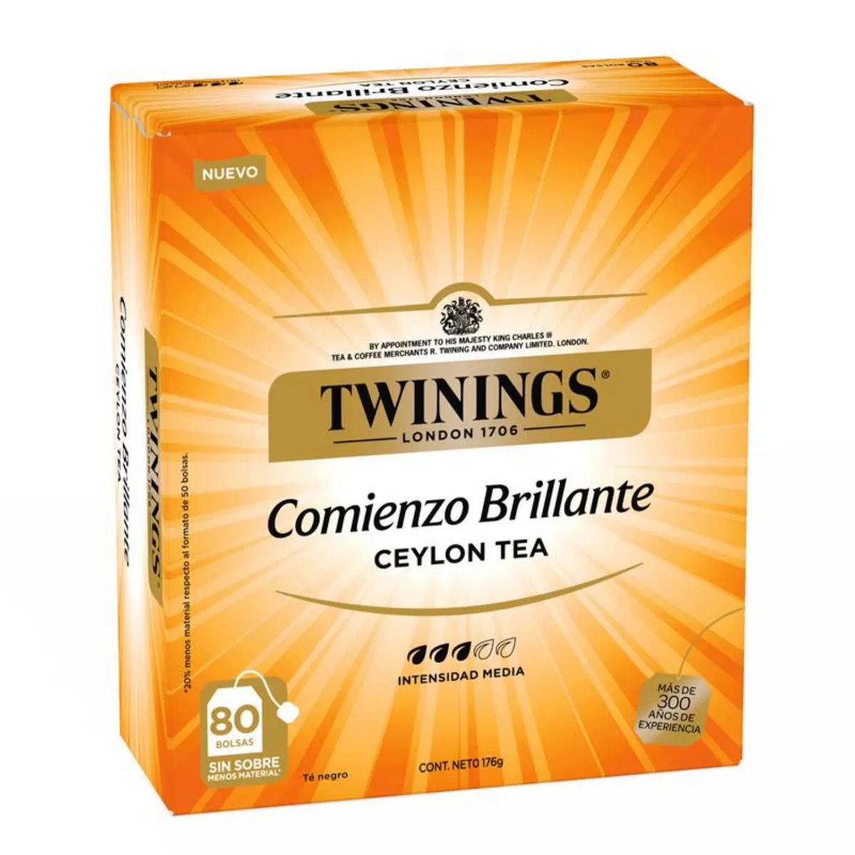 TWININGS - TE NEGRO CEYLON 80 UN