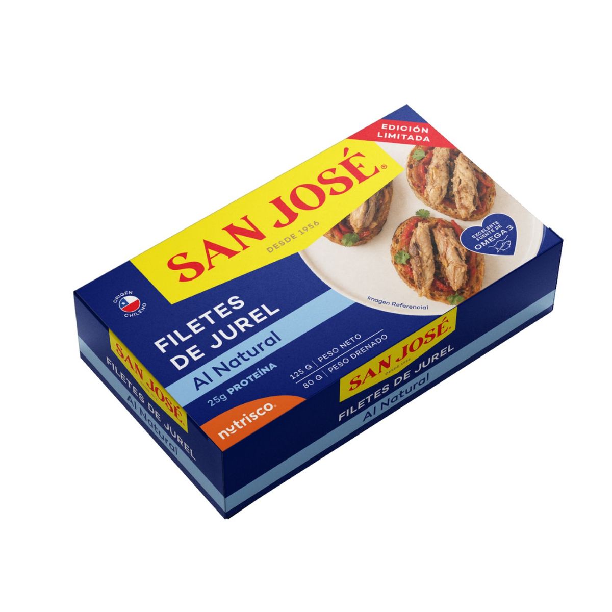 SAN JOSE - Filetes de Jurel al Natural San José 125 gr