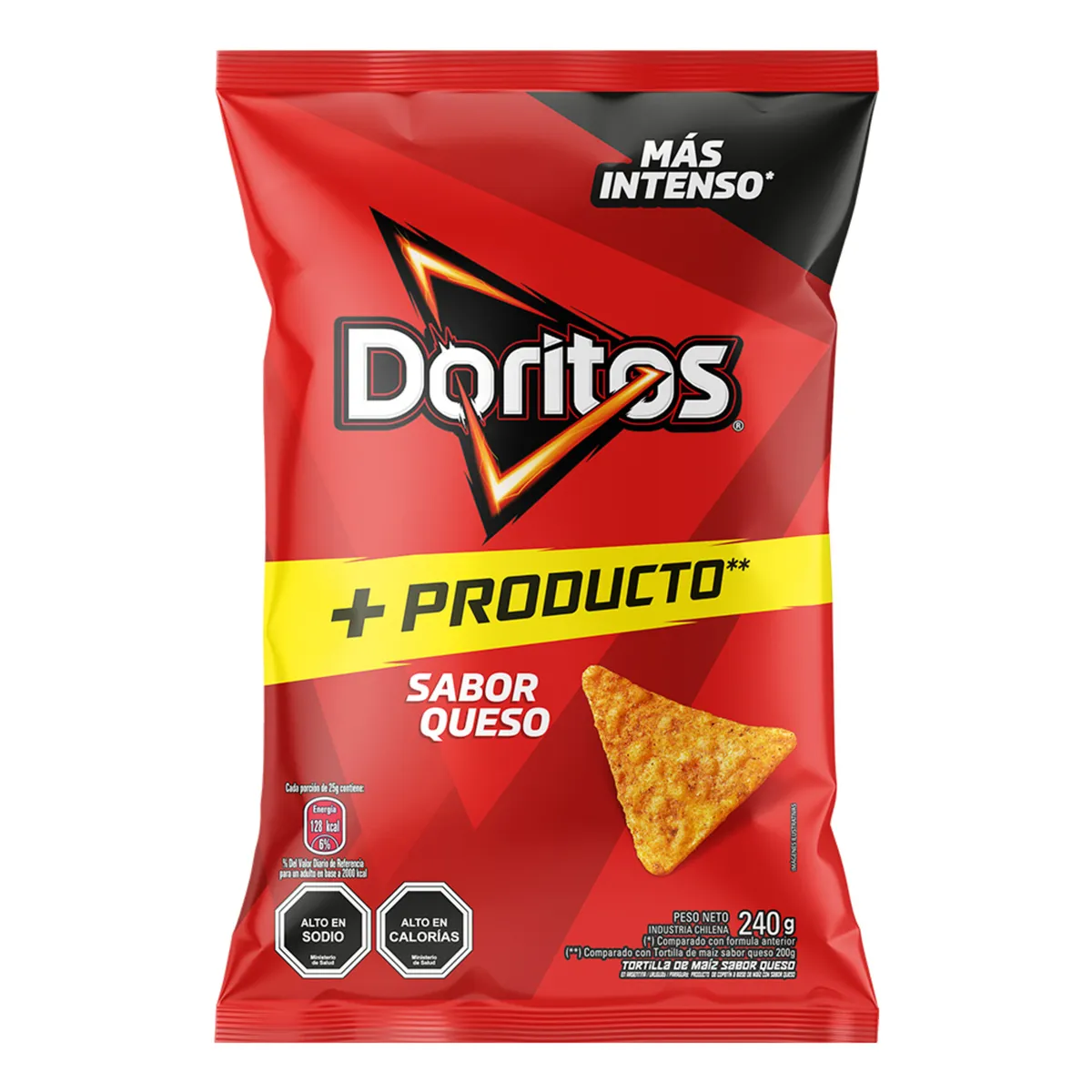 DORITOS - Snack Doritos Sabor Queso 240 gr