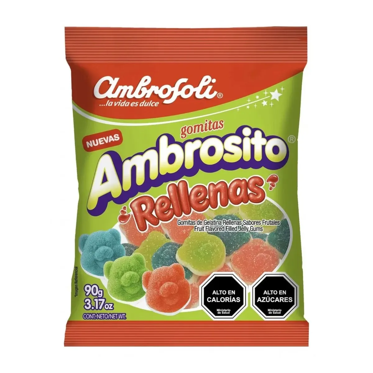 AMBROSOLI - Gomitas Ambrosito Rellenas Ambrosoli 90 gr