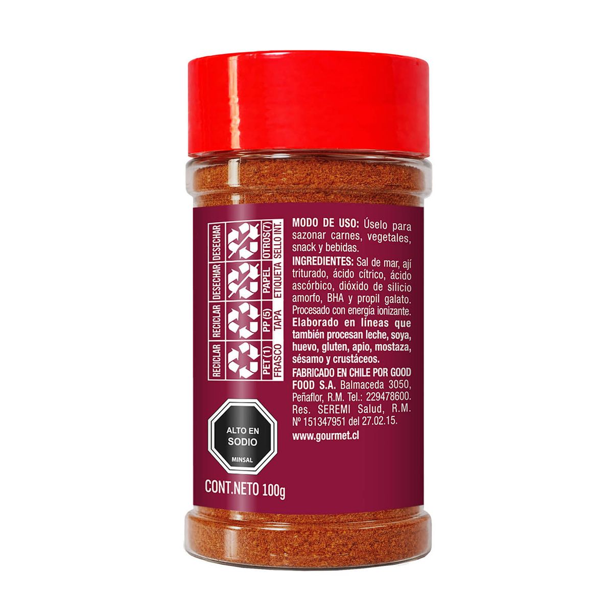 GOURMET - Sazonador Chilimón Mezclas Gourmet 100 gr