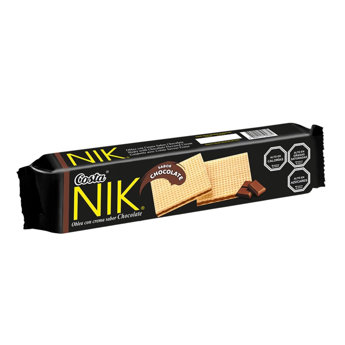 COSTA - Galleta Oblea Nik Sabor Chocolate 71 gr