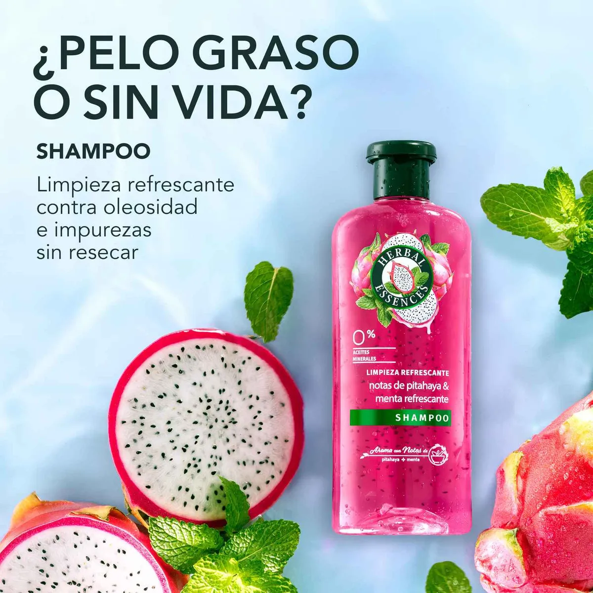HERBAL ESSENCES - SHAMPOO PITAHAYA HERBAL ESSENCES 240 ML