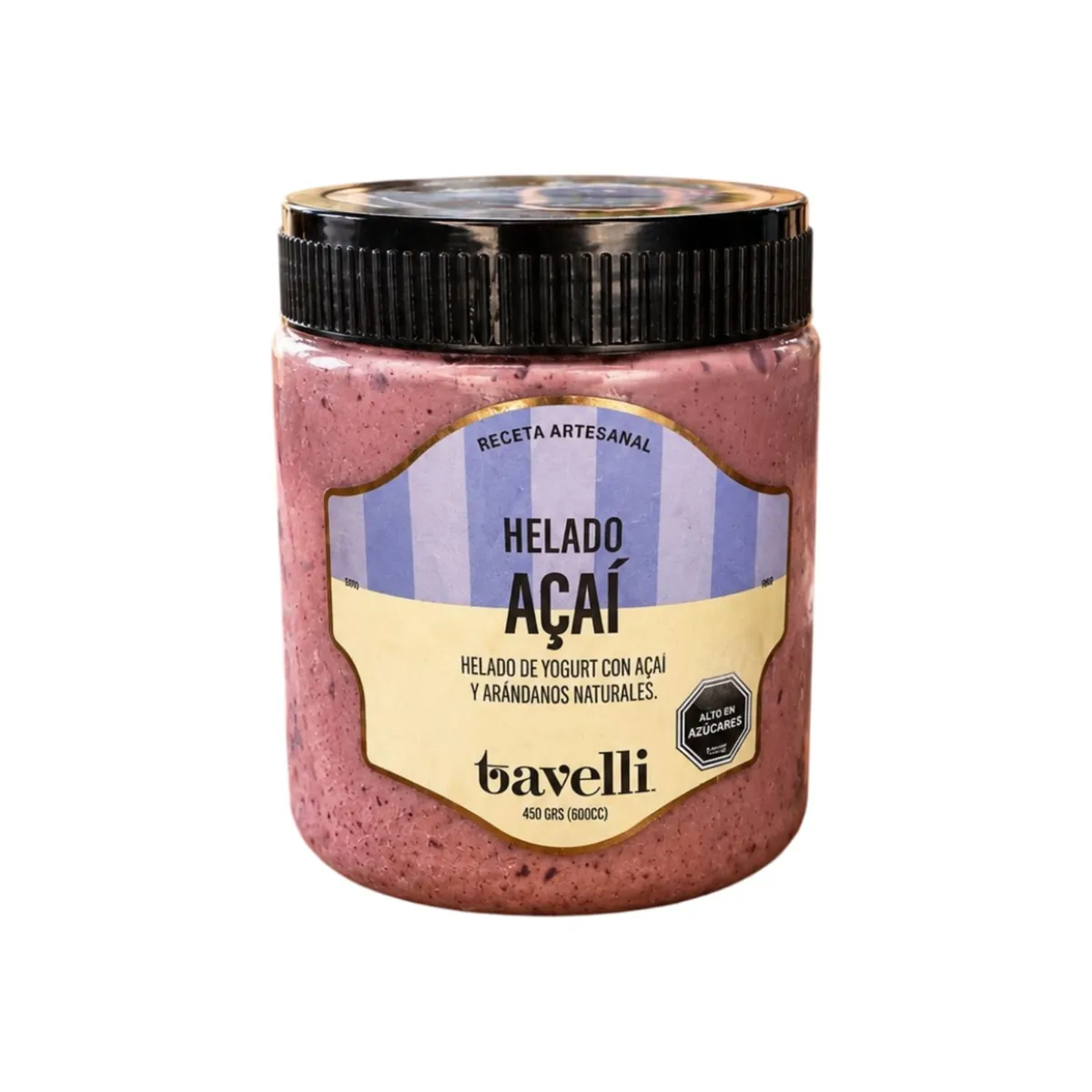 TAVELLI - Helado Yoghurt Acaí Tavelli 450 gr