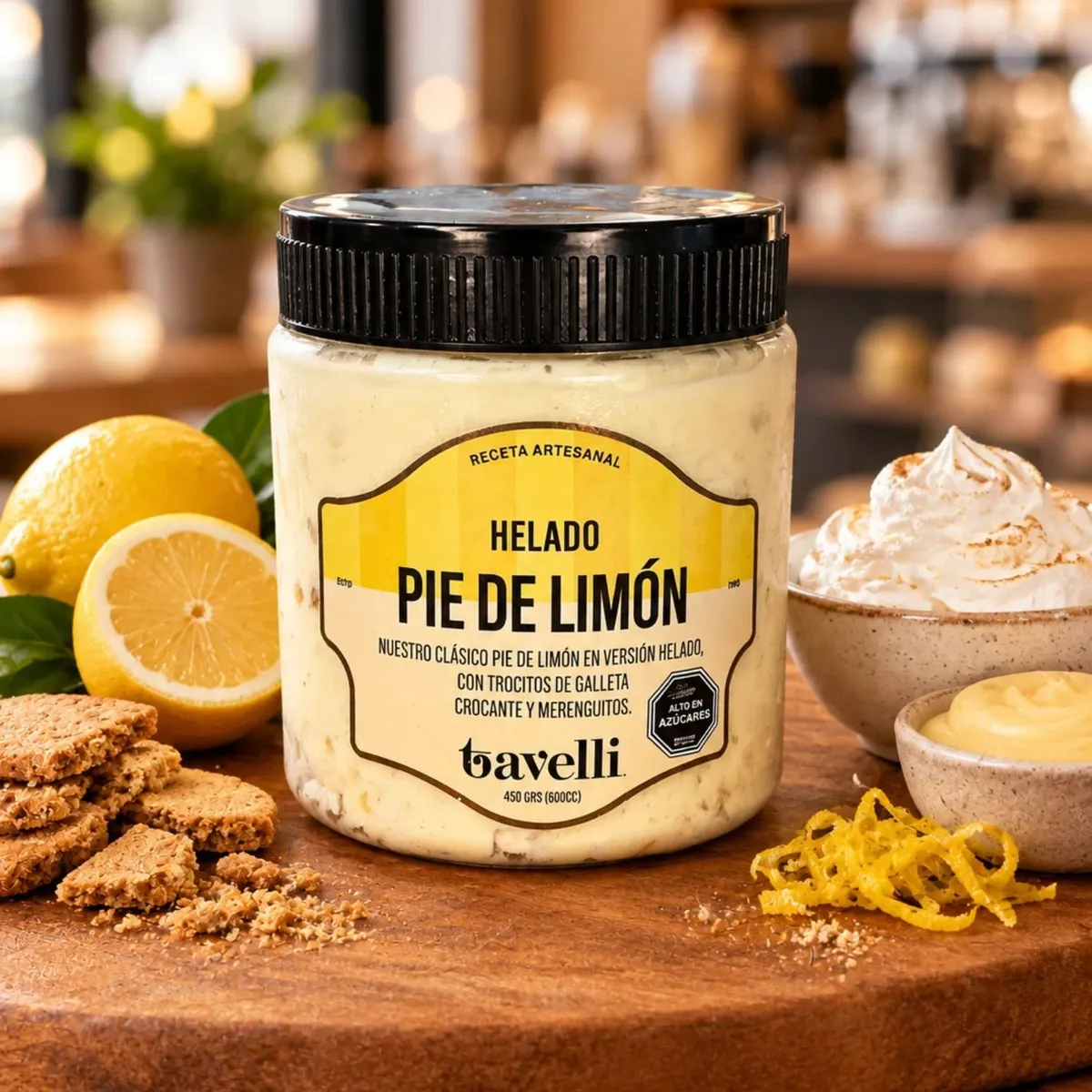 TAVELLI - Helado Pie de Limón Tavelli 450 gr