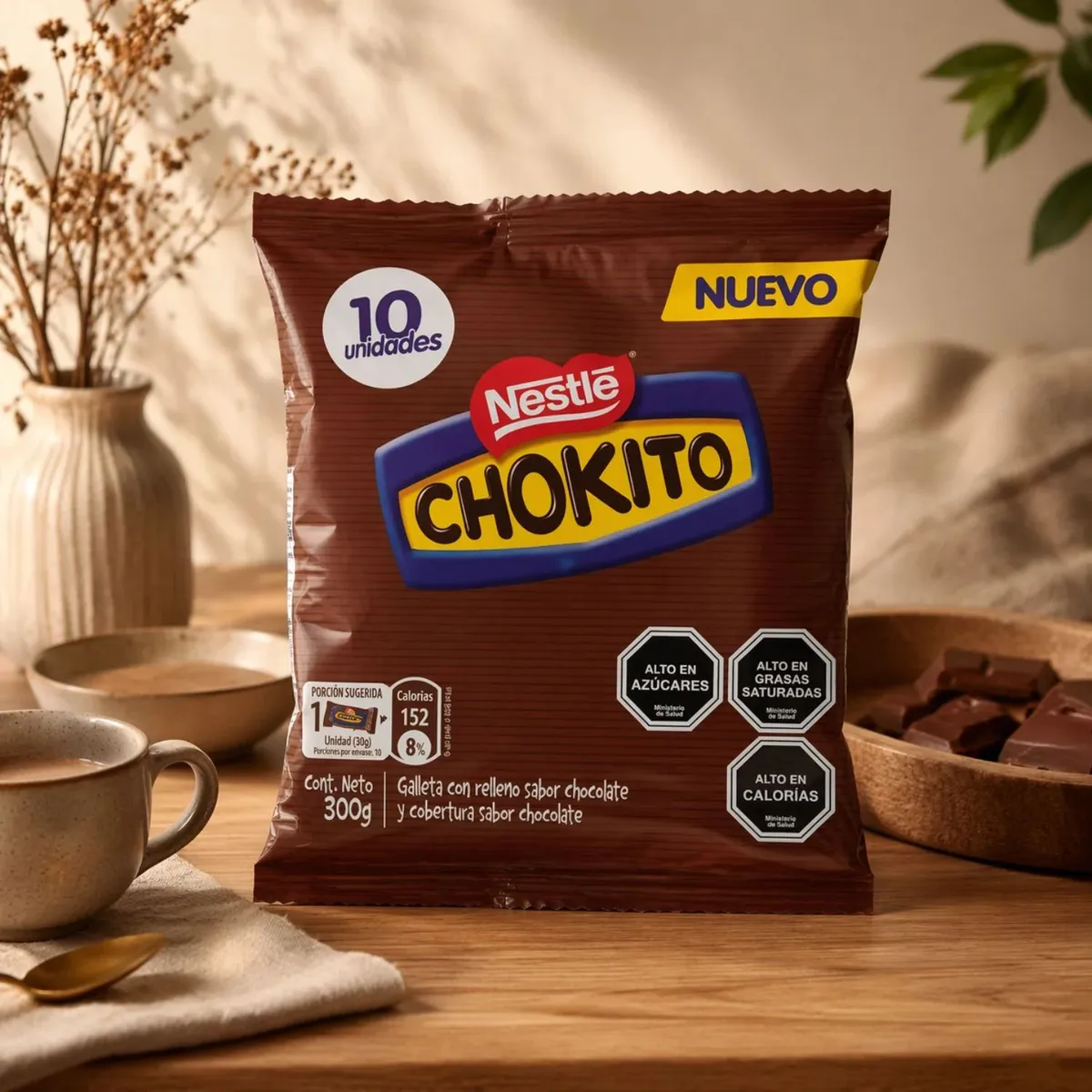 CHOKITO - Galletas Bañada Chokito Nestle 300 gr
