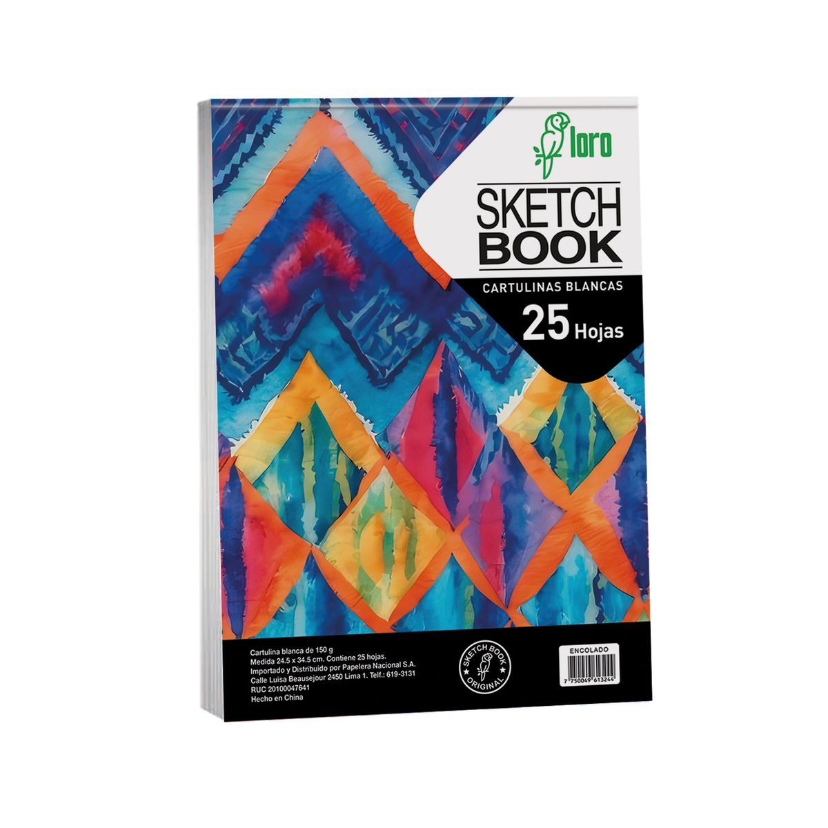 LORO - Sketch Book Loro 25 Hojas