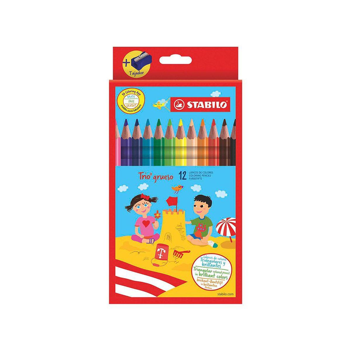 STABILO - Colores Stabilo Gruesos Empaque 12 Und