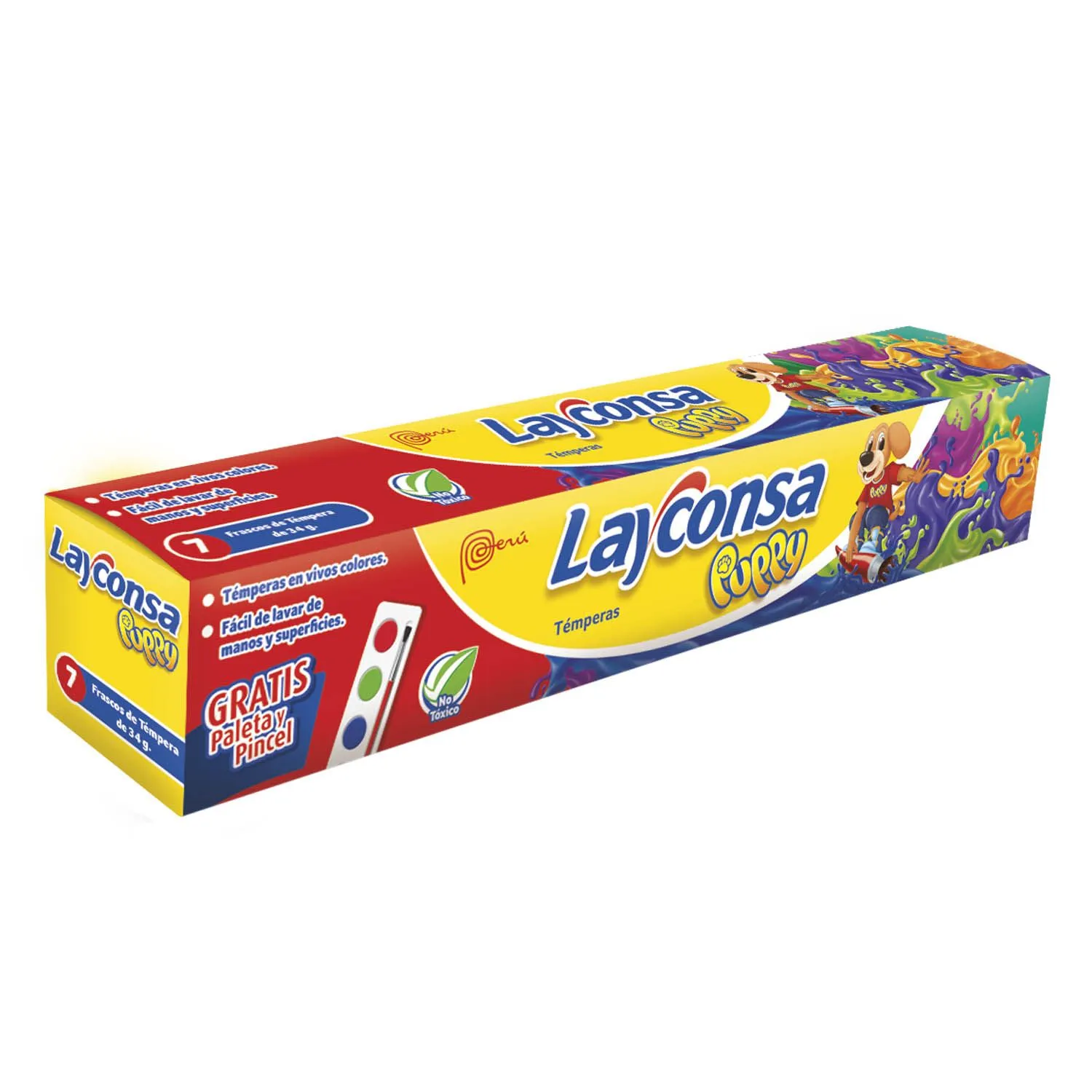 Témperas Layconsa Puppy Caja Und Tottus Perú - Main Image