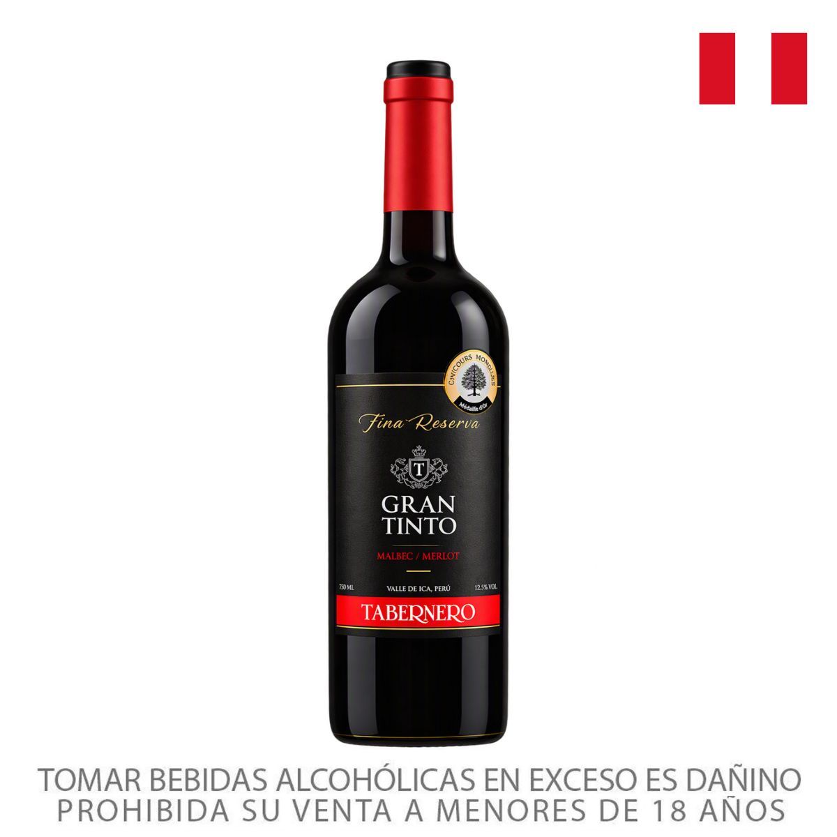 TABERNERO - Vino Tinto Tabernero Fina Reserva Botella 750 mL