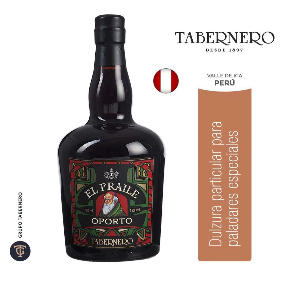 TABERNERO - Vino Tabernero El Fraile Oporto Botella 750 mL