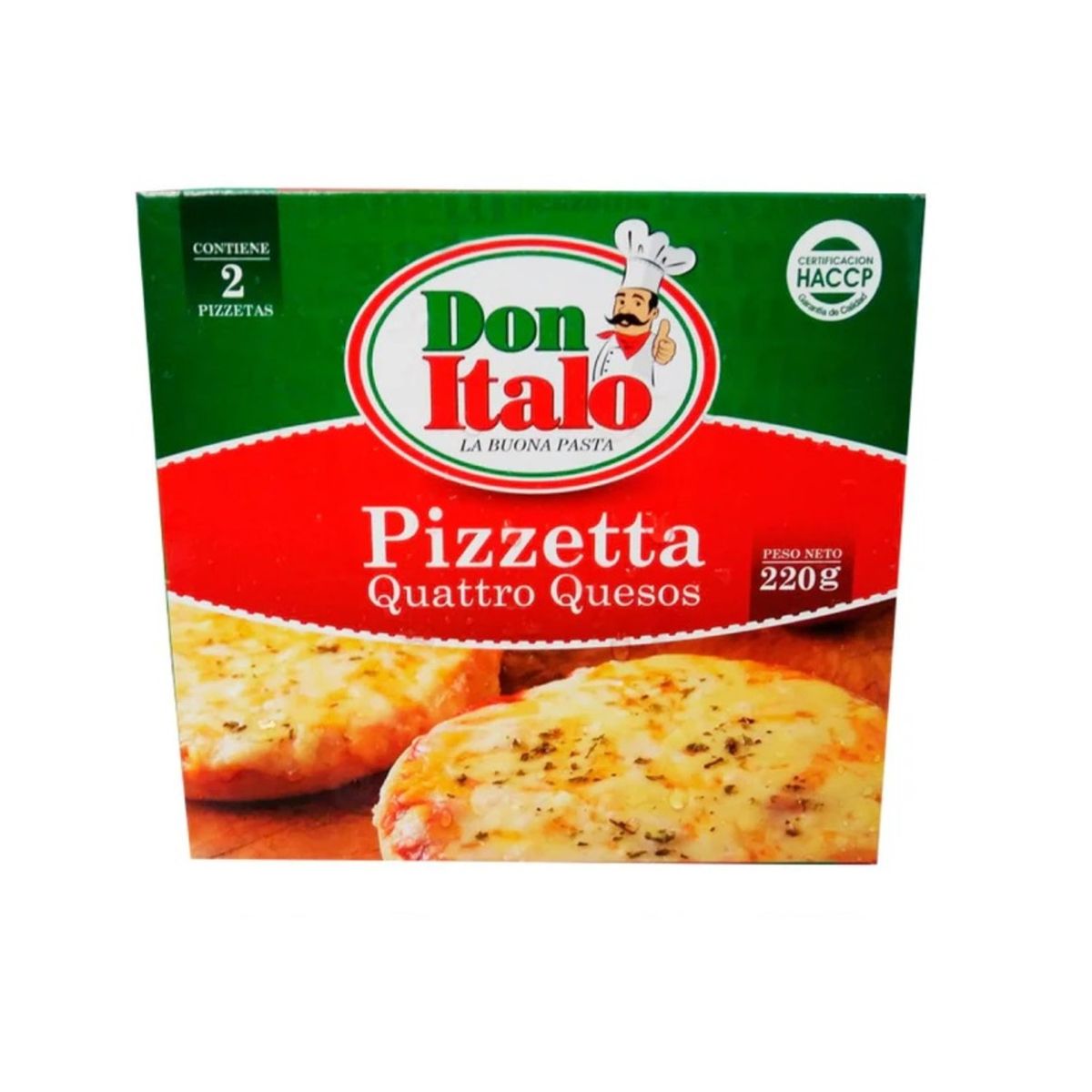 DON ITALO - Pizza Cuatro Quesos Don Italo Caja 2 Und