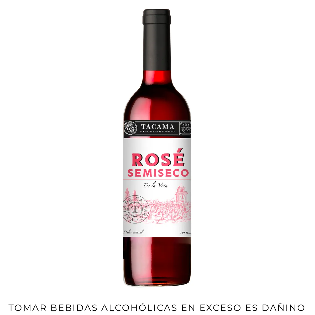 TACAMA - Vino Tacama Rosé Semi Seco Botella 750 mL
