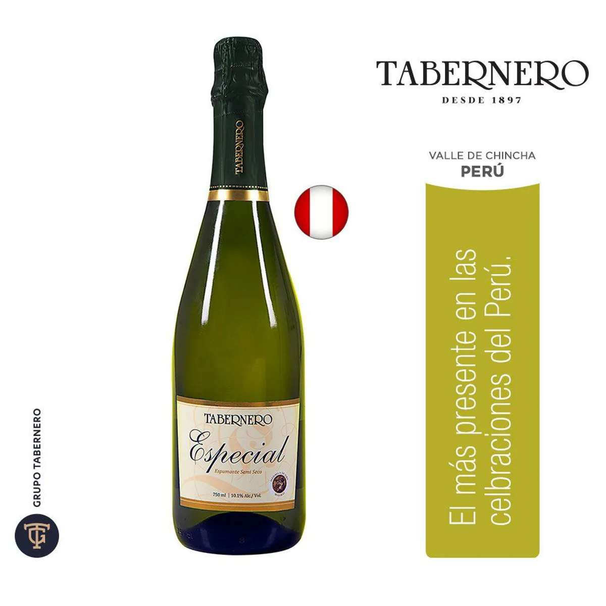 TABERNERO - Espumante Especial Tabernero Botella 750 mL