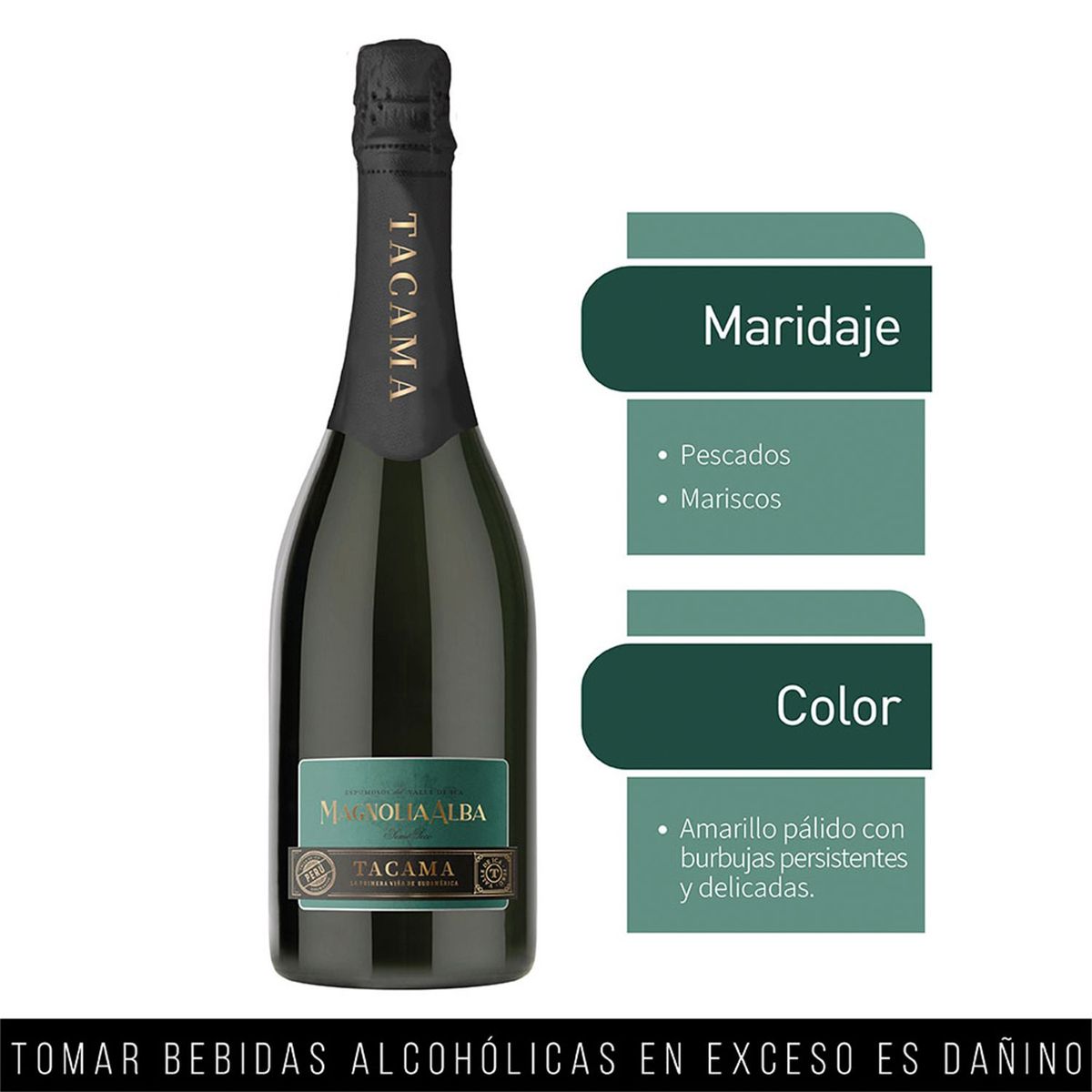 TACAMA - Espumante Tacama Semi Seco Botella 750 mL