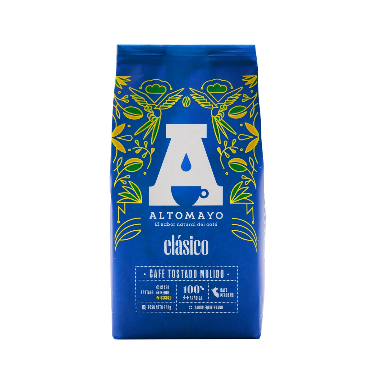 ALTOMAYO - Café Altomayo Molido Clásico Bolsa 200 g