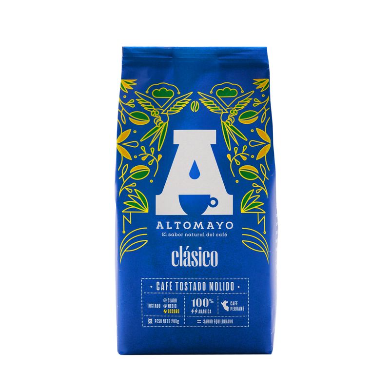 ALTOMAYO - Café Altomayo Molido Clásico Bolsa 200 g
