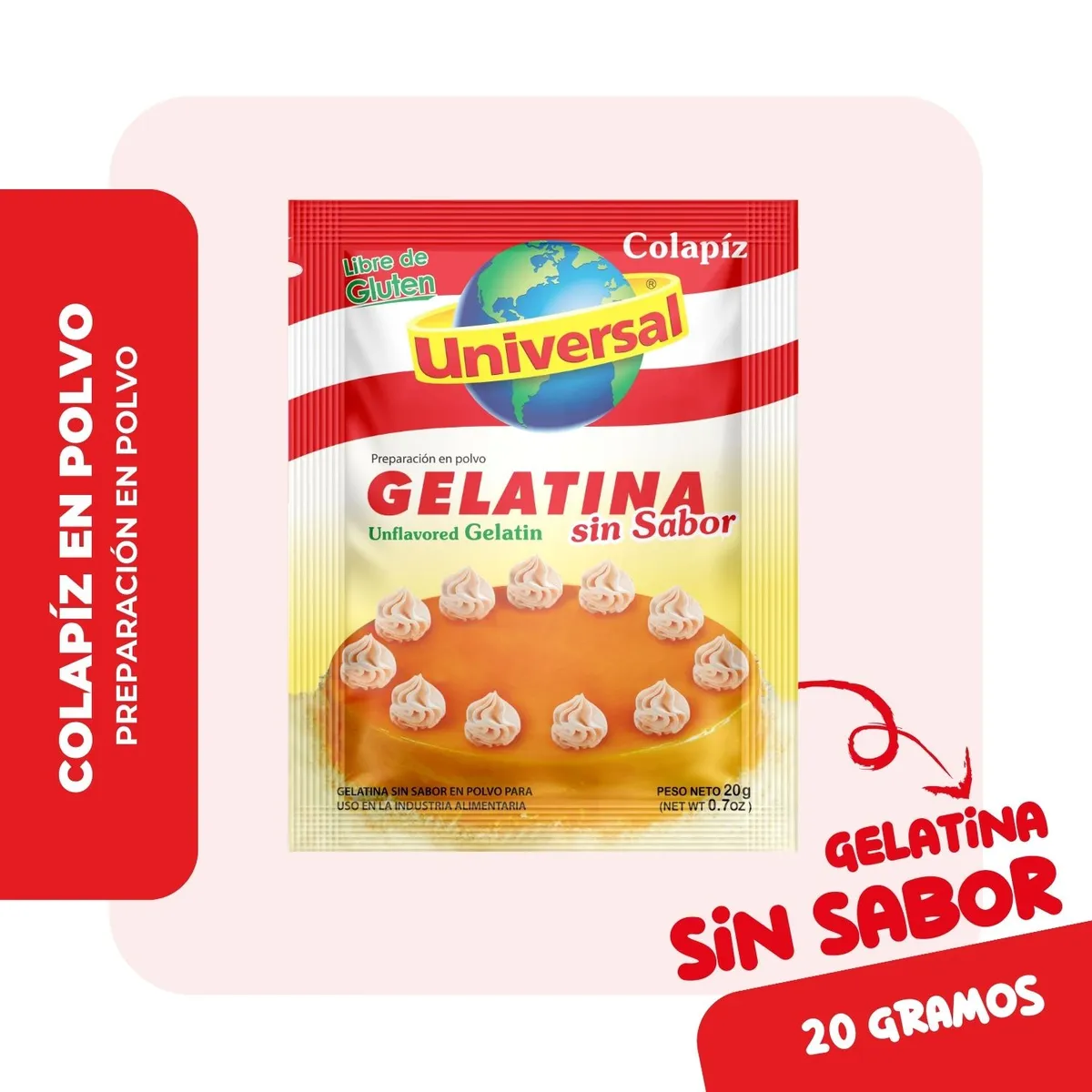 UNIVERSAL - Colapiz Universal Sin Sabor Bolsa 20 g