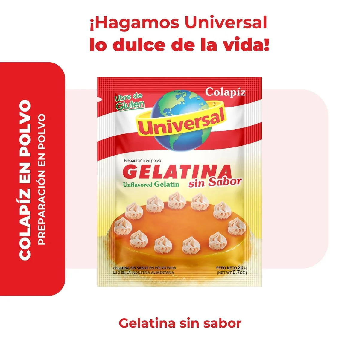 UNIVERSAL - Colapiz Universal Sin Sabor Bolsa 20 g