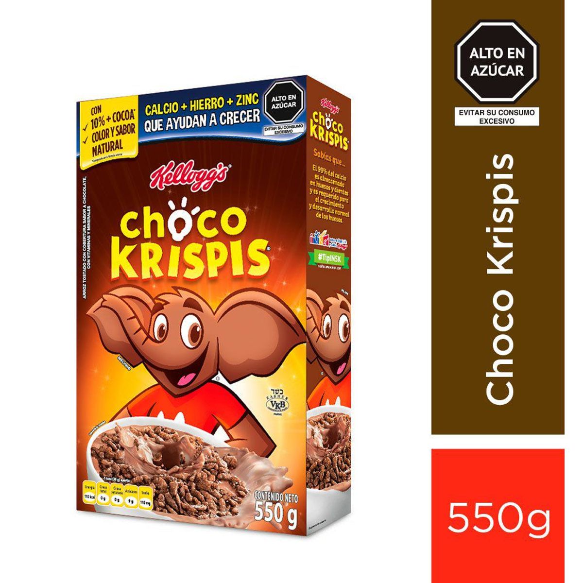 KELLOGGS - Cereal Kelloggs Choco Krispis Caja 550 g