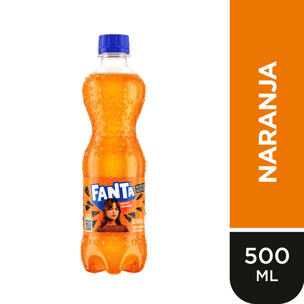 FANTA - Gaseosa Fanta Naranja Botella 500 mL