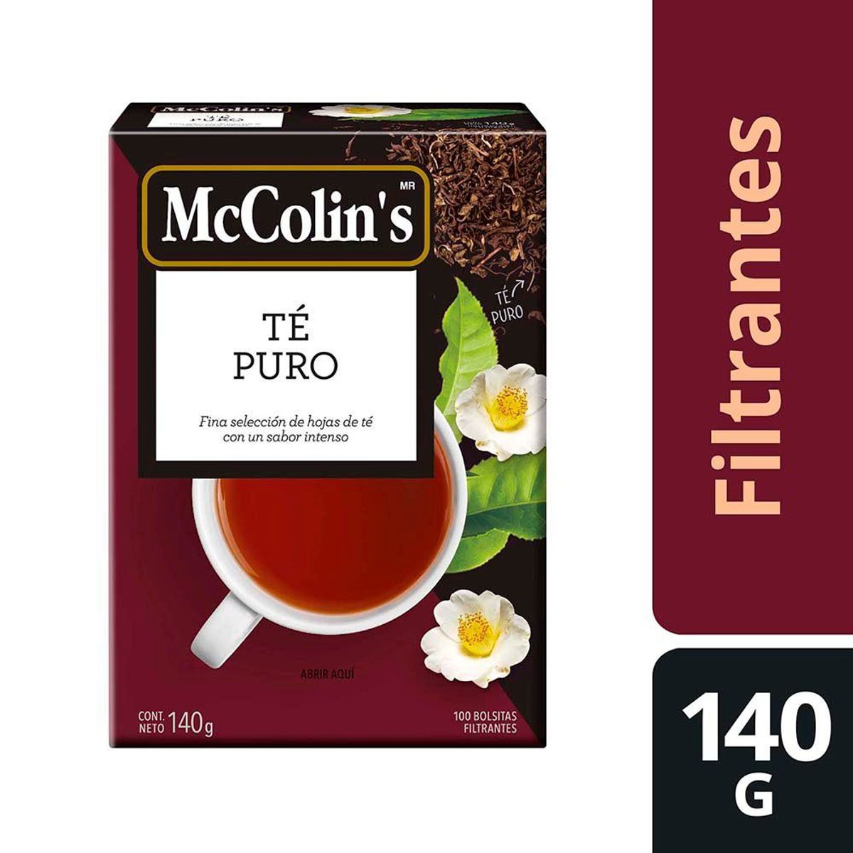 MC COLINS - Té Puro Mc Colins Caja 100 Sobres