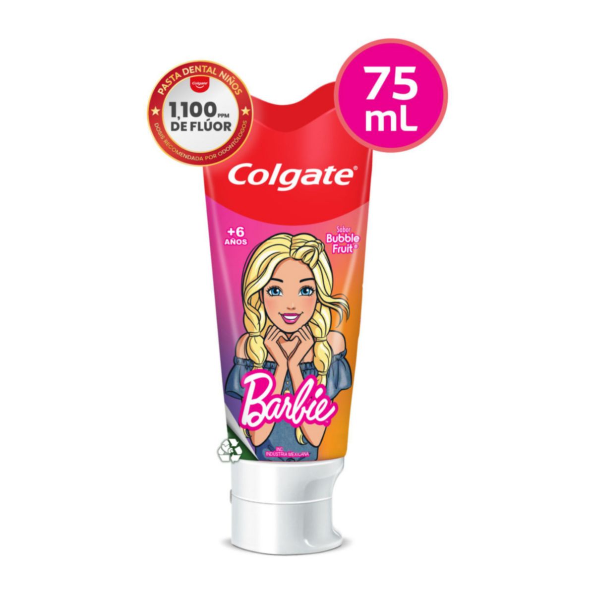 COLGATE - Crema Dental Colgate Smiles Barbie Envase 75 mL