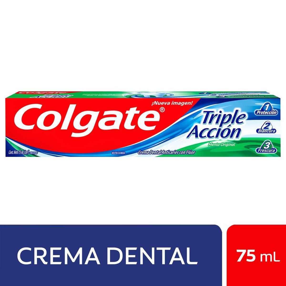 COLGATE - Pasta Dental Colgate Triple Acción Envase 75 mL