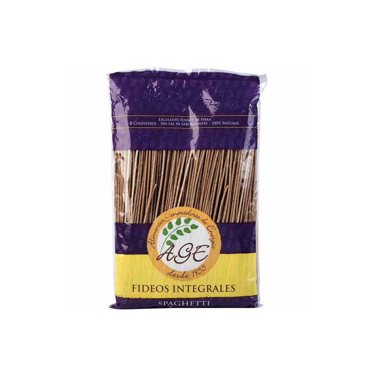 AGE - Fideo Spaguetti Integral Age Empaque 500 g