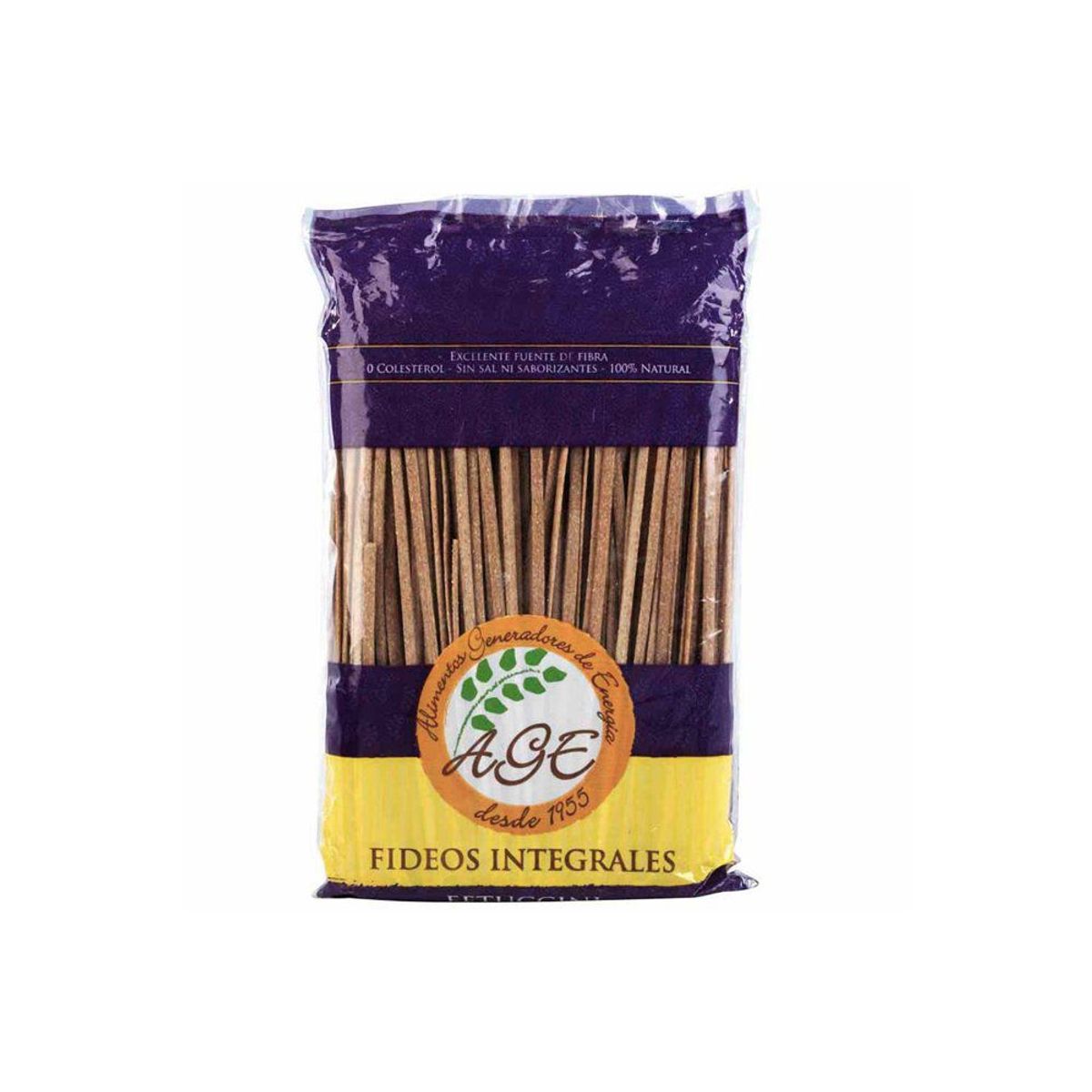 AGE - Fideo Fetuccini Integral Age Empaque 500 g