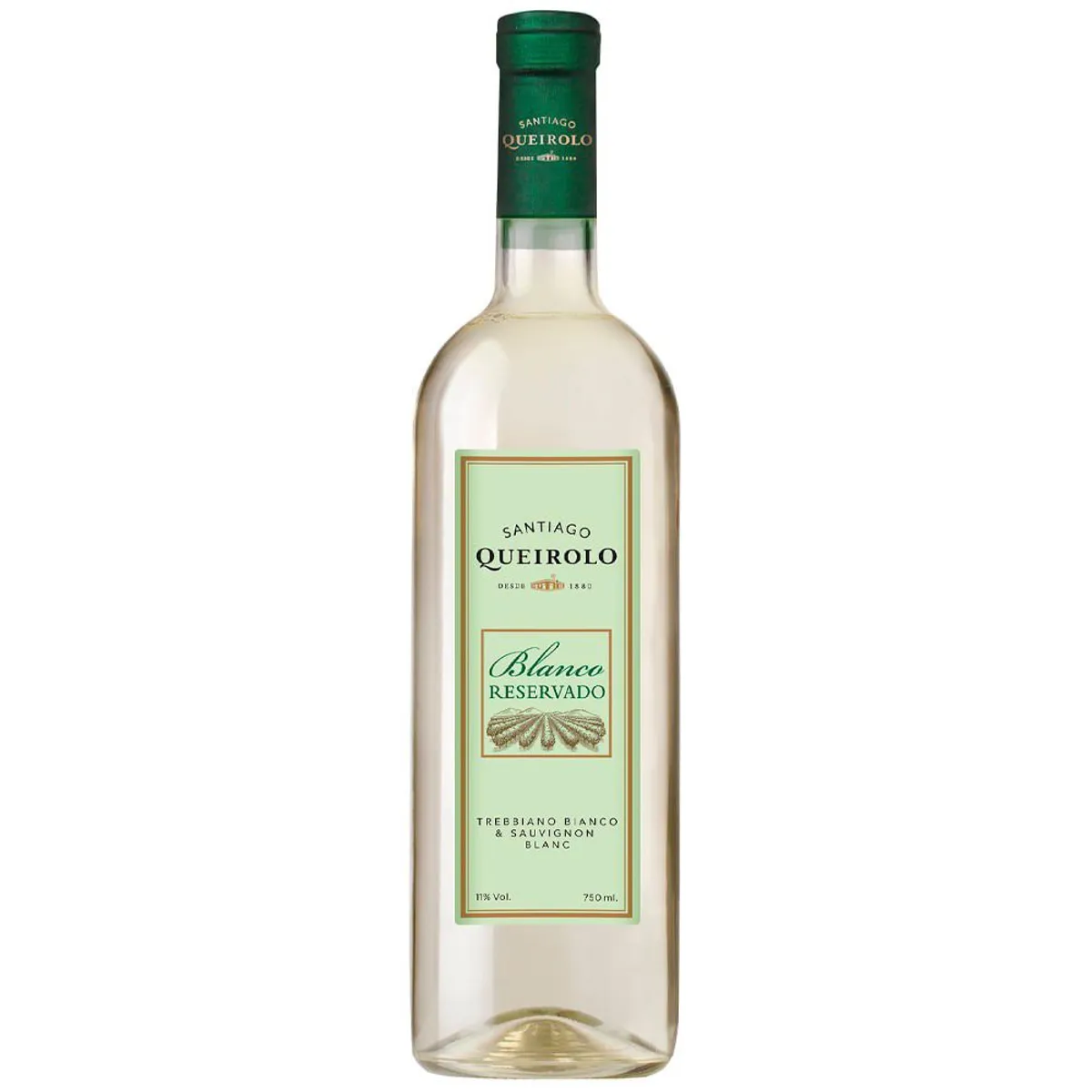 SANTIAGO QUEIROLO - Vino Blanco Santiago Queirolo Reservado Botella 750 mL