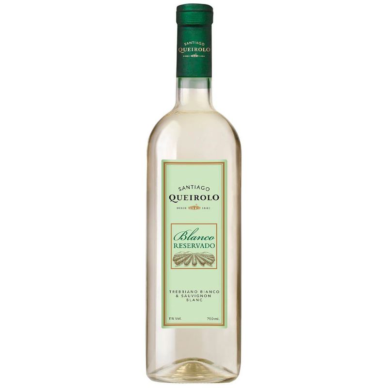 SANTIAGO QUEIROLO - Vino Blanco Santiago Queirolo Reservado Botella 750 mL