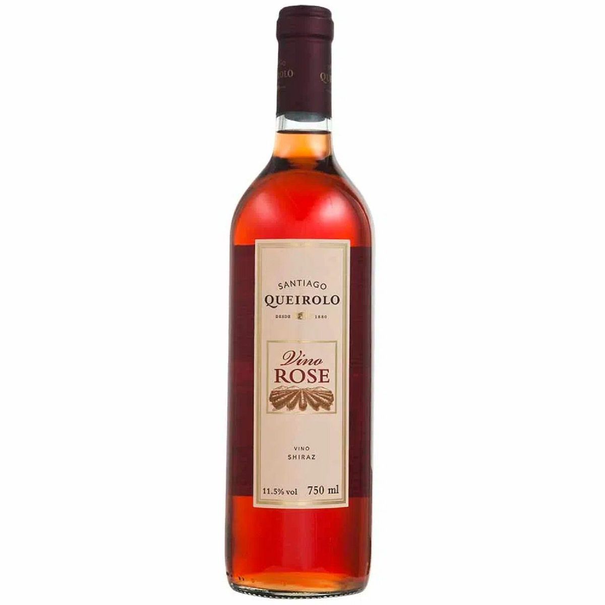 SANTIAGO QUEIROLO - Vino Rosé Semiseco Santiago Queirolo Botella 750 mL