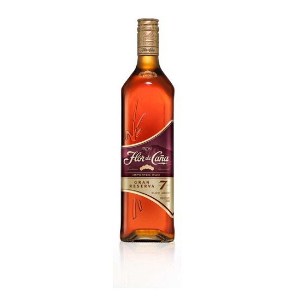 FLOR DE CAÑA - Ron Flor de Caña 7 Años Botella 750 mL