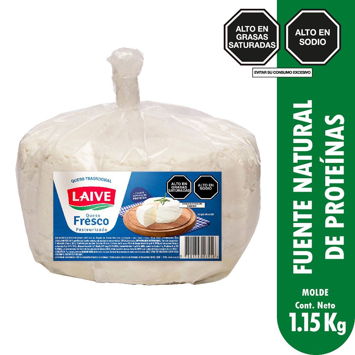 LAIVE - Queso Fresco Laive x Kg