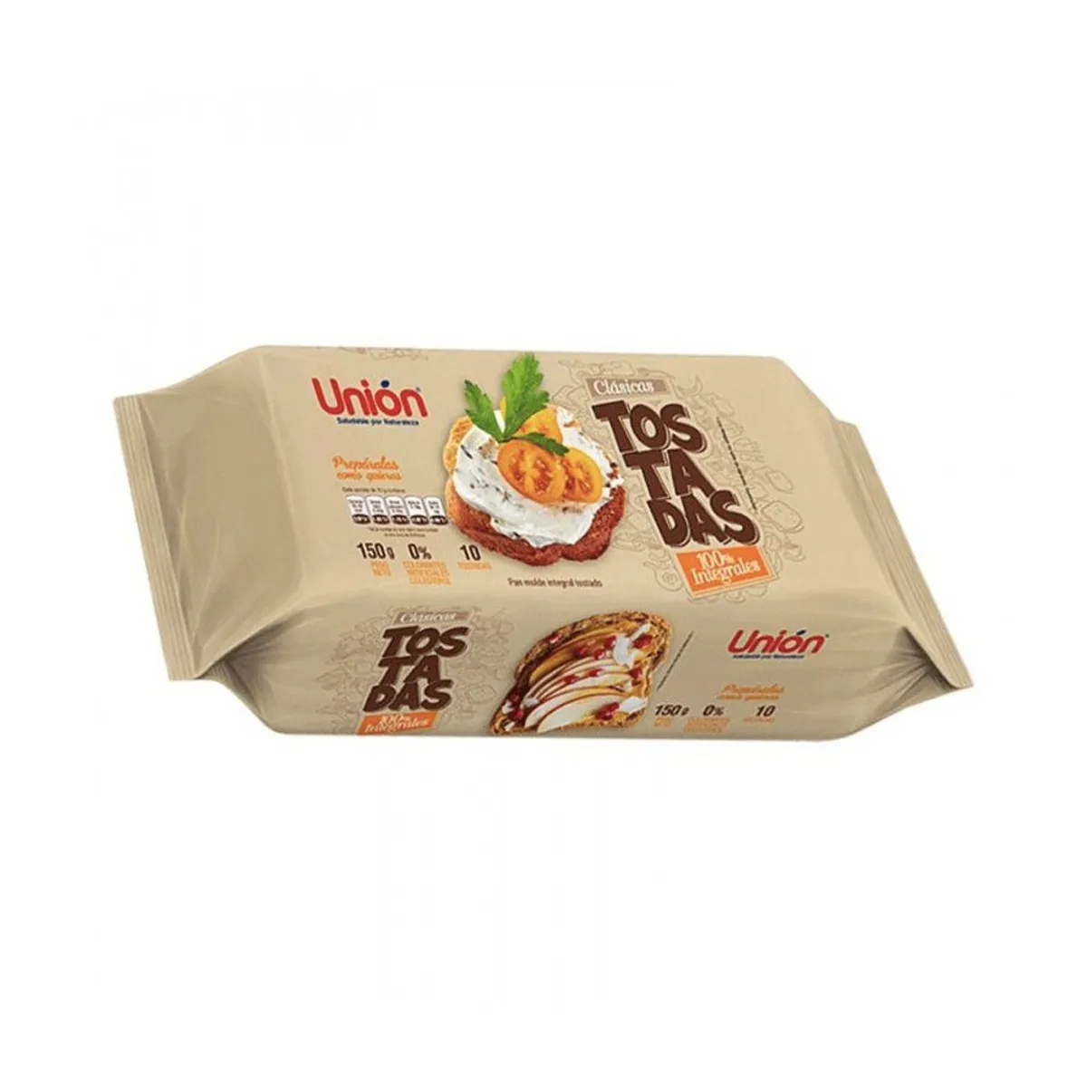UNION - Tostadas Integrales Unión Bolsa 150 g