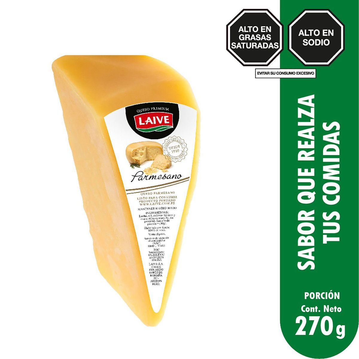LAIVE - Queso Parmesano Laive x Kg