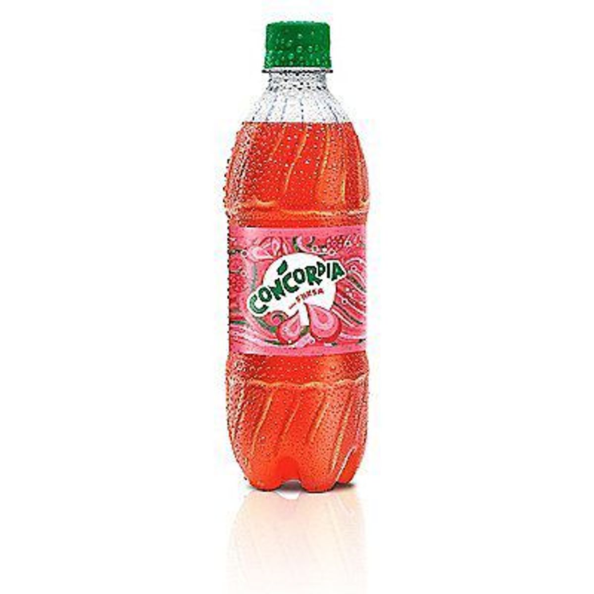 CONCORDIA - Gaseosa Concordia Sabor Fresa Botella 500 mL