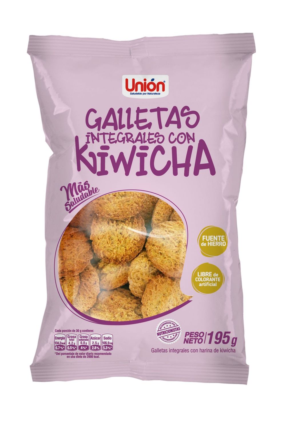 UNION - Galletas Integrales con Kiwicha Unión Bolsa 195 g