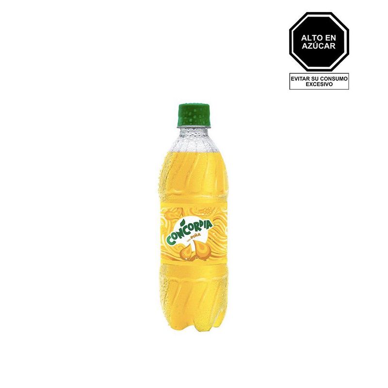 CONCORDIA - Gaseosa Concordia Sabor Piña 500 mL