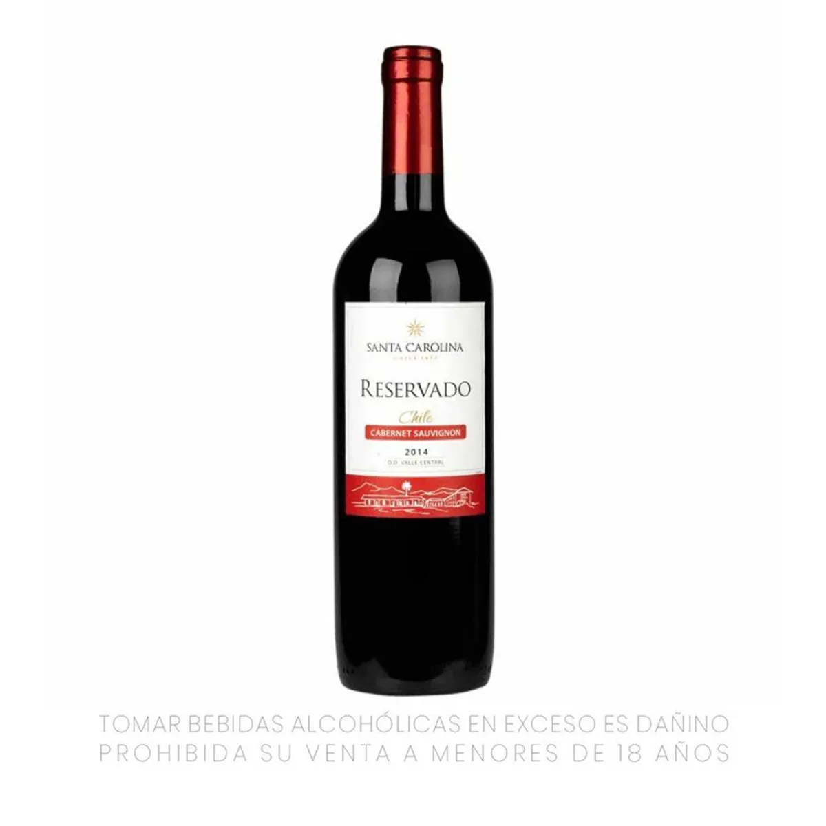 SANTA CAROLINA - Vino Santa Carolina Reservado Cabernet Sauvignon Botella 750 mL