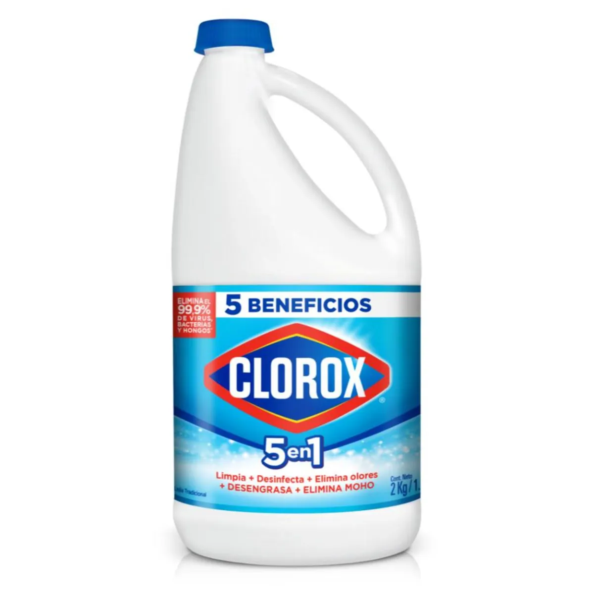 CLOROX - Lejía Clorox Tradicional Botella 2 Kg