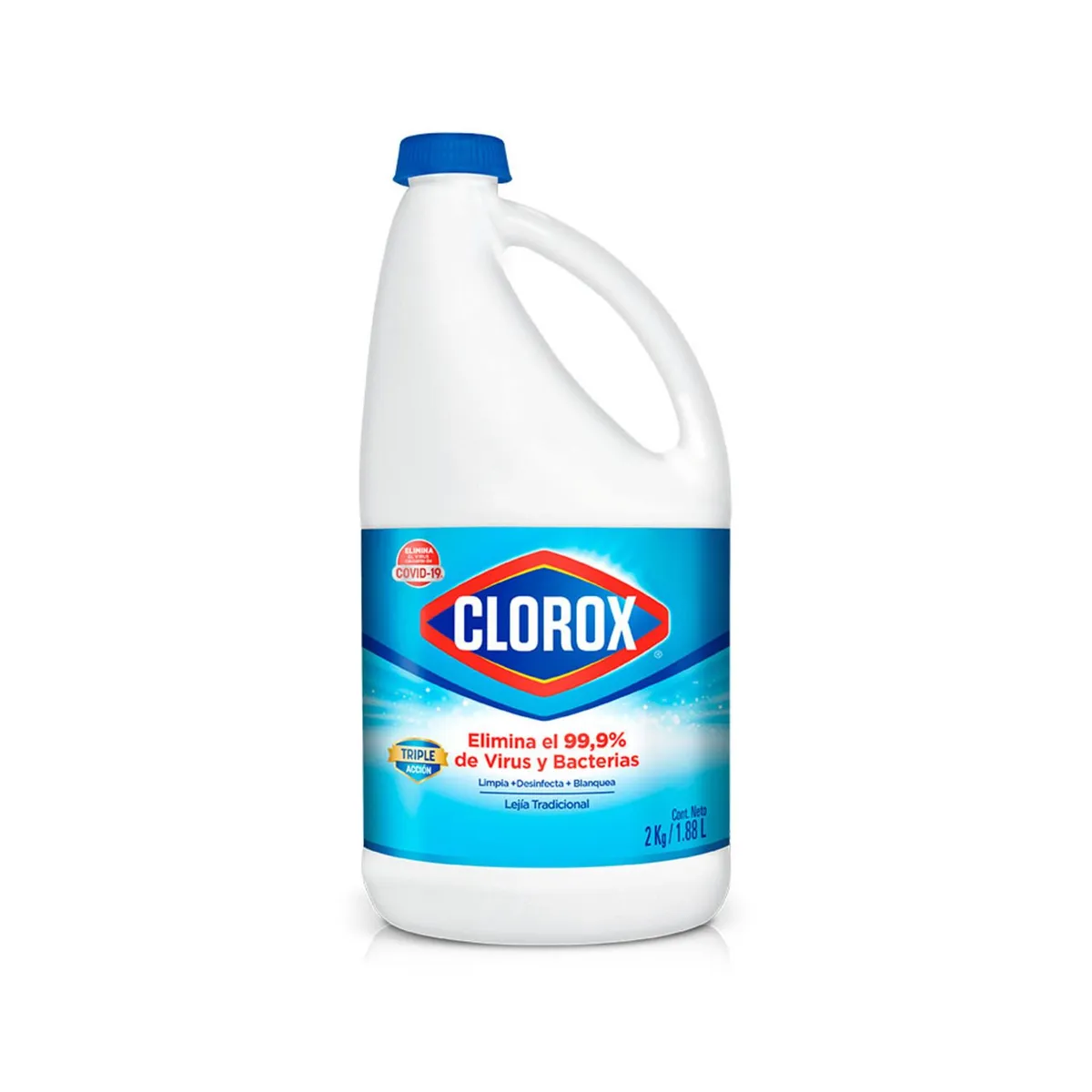 CLOROX - Lejía Clorox Tradicional Botella 2 Kg