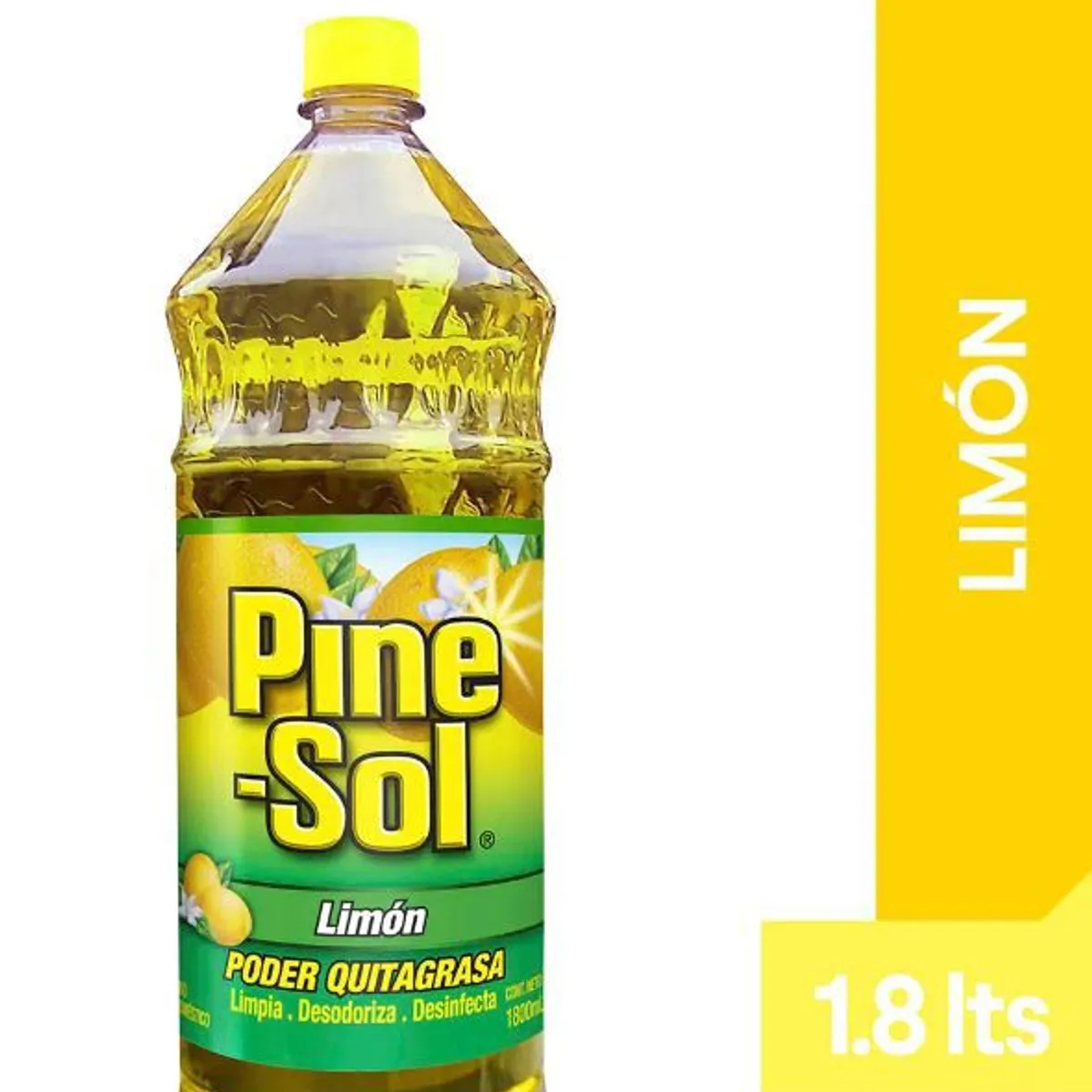 PINESOL - Desinfectante Pinesol Limón Botella 1.8 L
