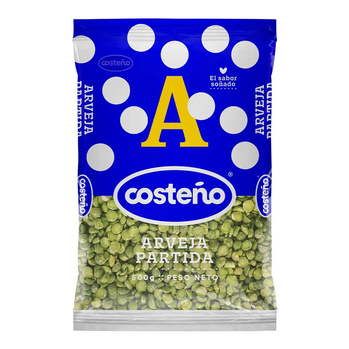 COSTENO - Arveja Partida Menestra Costeño Bolsa 500 g